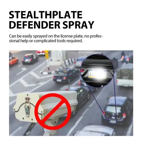 Free License Plate Reflective Spray